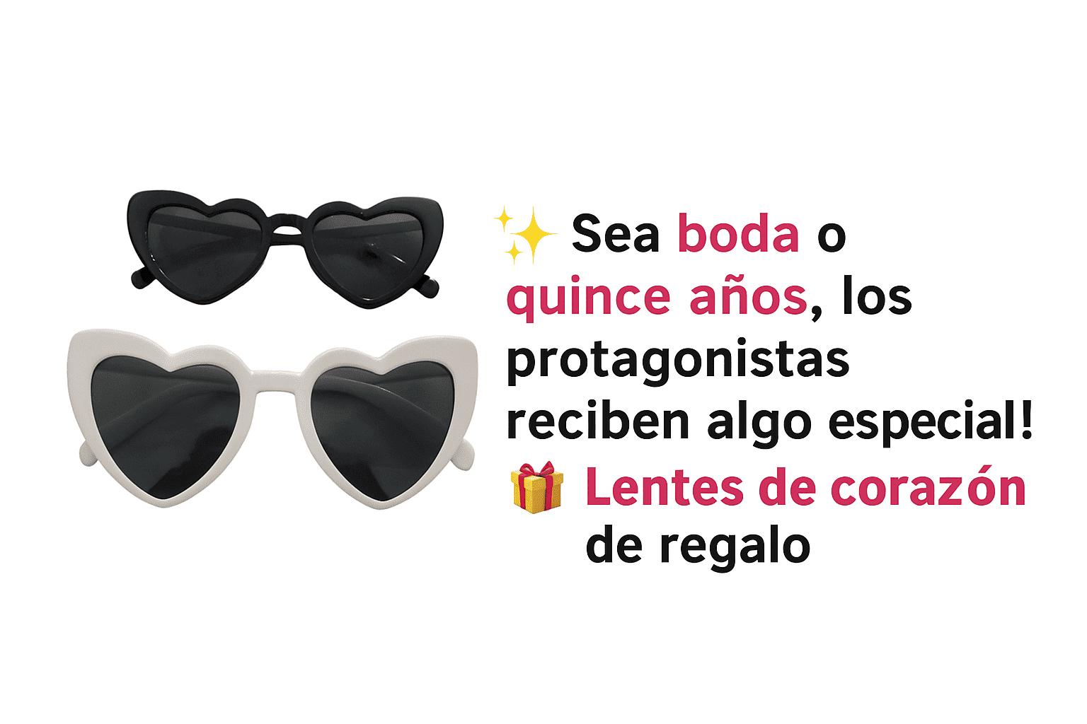Lentes de corazón